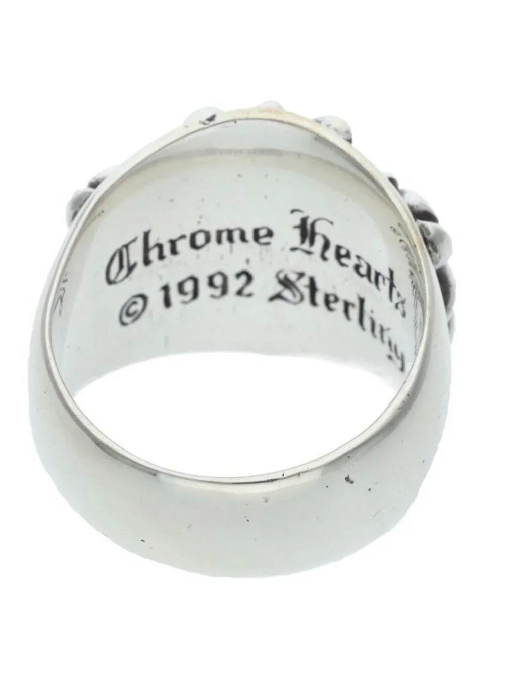 Chrome Hearts Keeper Silver Ring